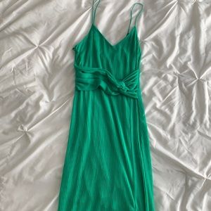 Green Spaghetti strap Dress